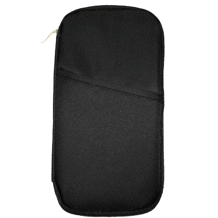 Blue Donuts Wallet, Phone Case, and Passport Holder Carrying Case for Travel Black BD3777304